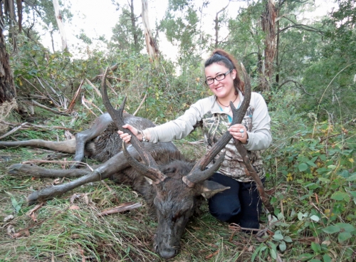 Cassie McGee & Levi Winwood - Sambar Deer Success Story